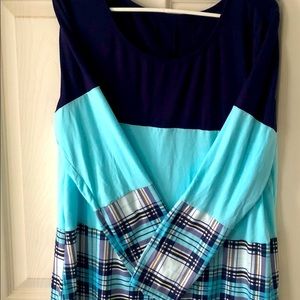 “Reduced Price” Long sleeve multi pattern casual plaid shirt